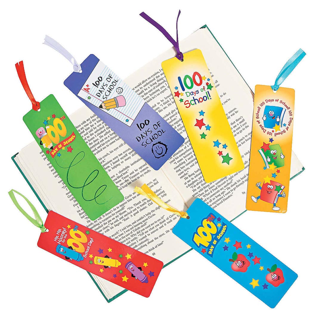 Bookmarks: 100th Day of School – Set of 48