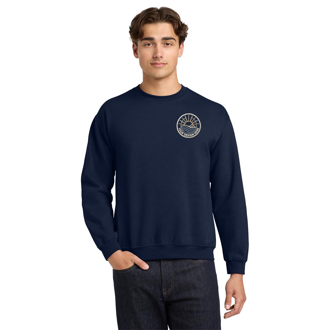 Gildan – Heavy Blend Crewneck Sweatshirt (Adult) – Embroidered