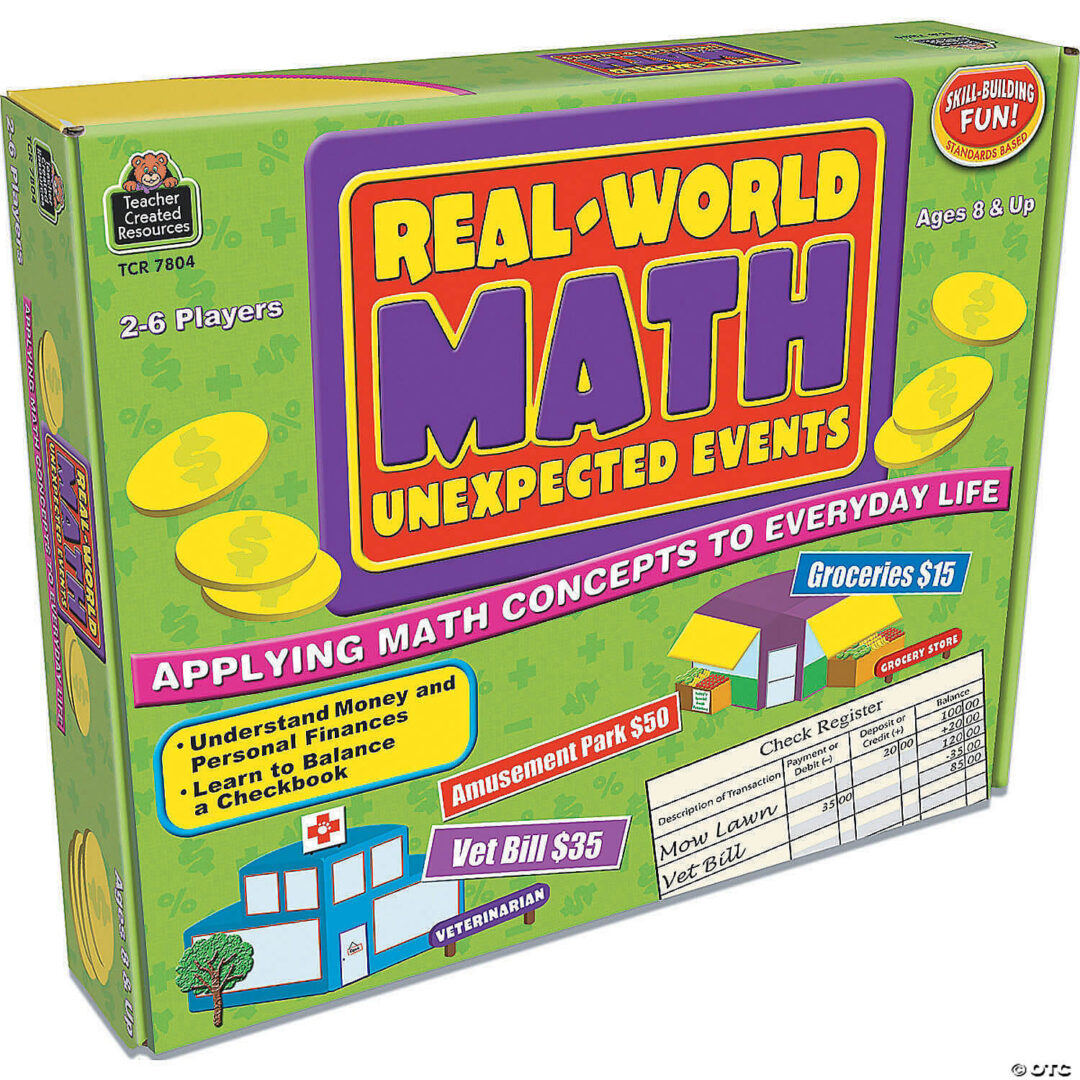 Real World Math – Unexpected Events Game