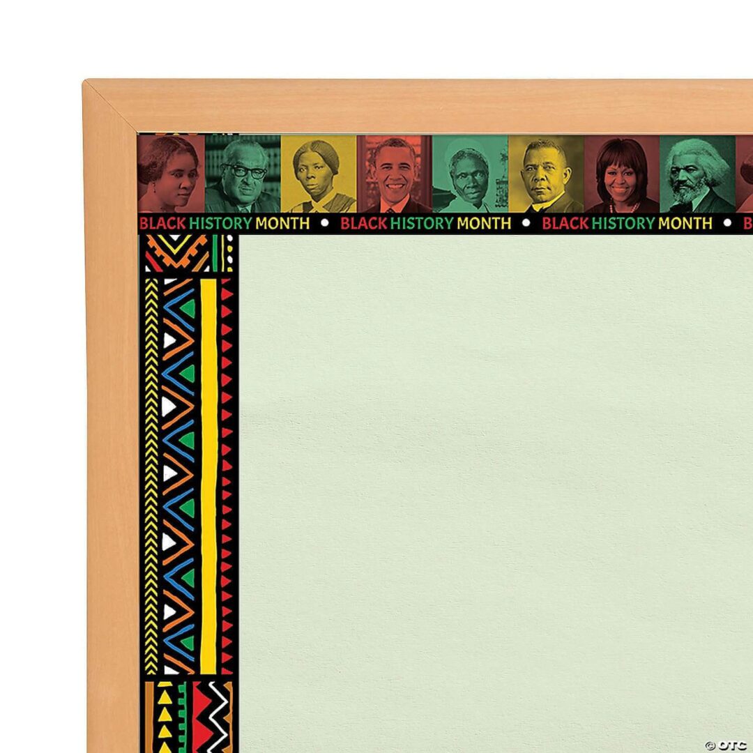 Black History Double-Sided Bulletin Board Borders – 12 Pc.