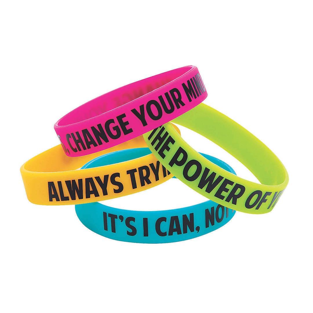 Bracelets: I Have A Growth Mindset - Set of 12
