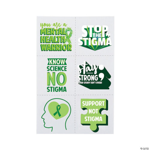 Mental Health Awareness Temporary Tattoos – Bulk 72 Pc.