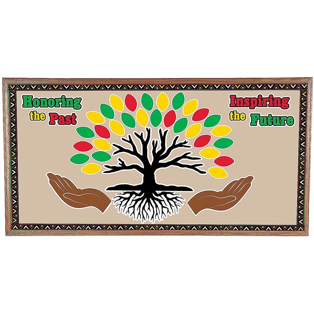 Black History Month Bulletin Board (57 PC Set)