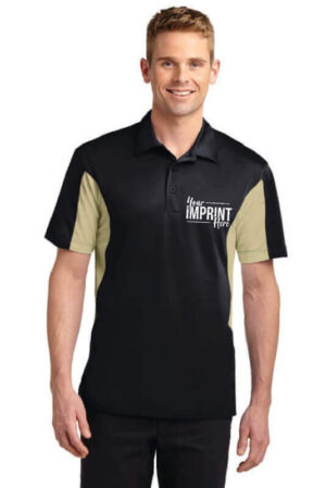Sport Tek Side Blocked Micropique Sport Wick Shirt – Adult – Screenprint – Customizable