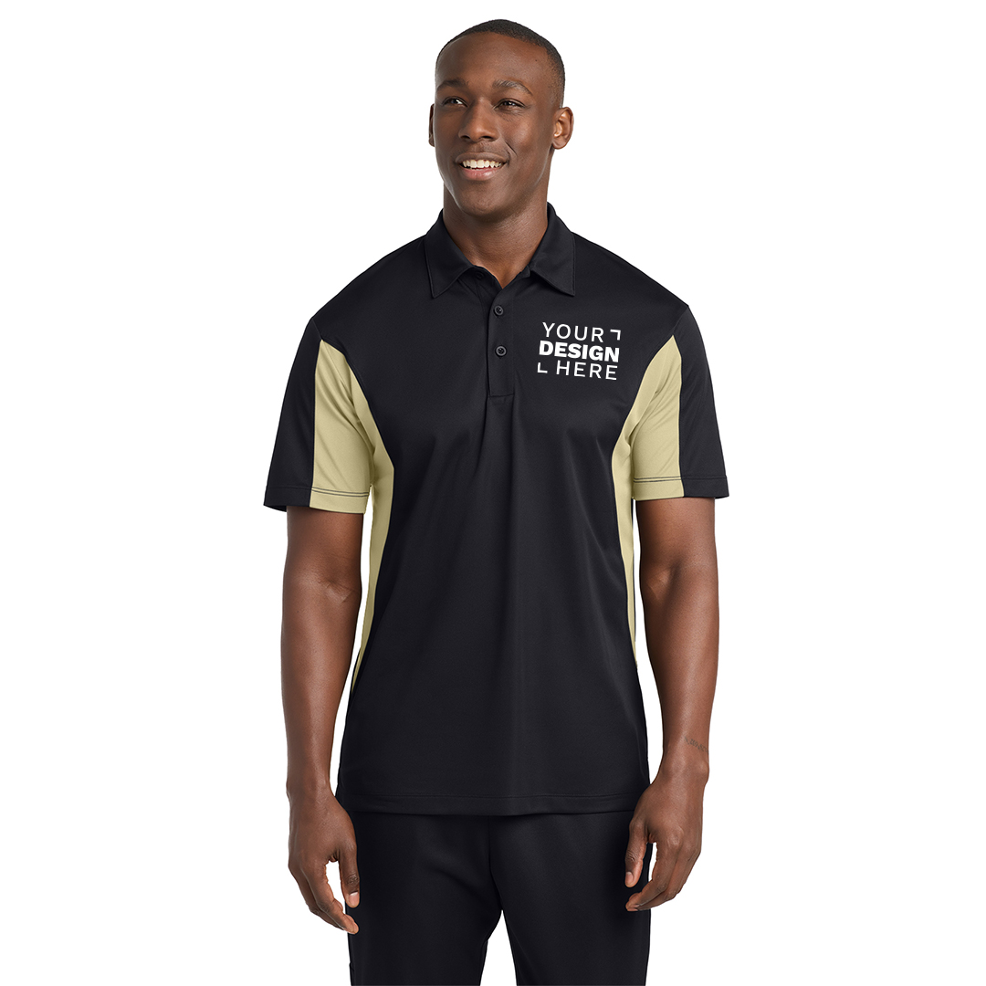 Sport Tek Side Blocked Micropique Sport Wick Shirt – Adult – Screenprint – Customizable