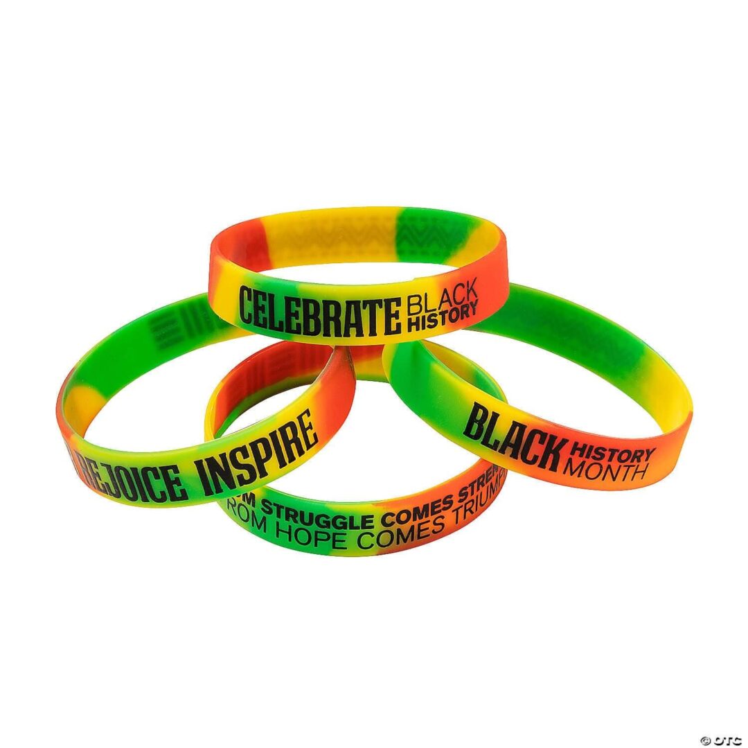 Black History Month Silicone Bracelets (Set of 24)