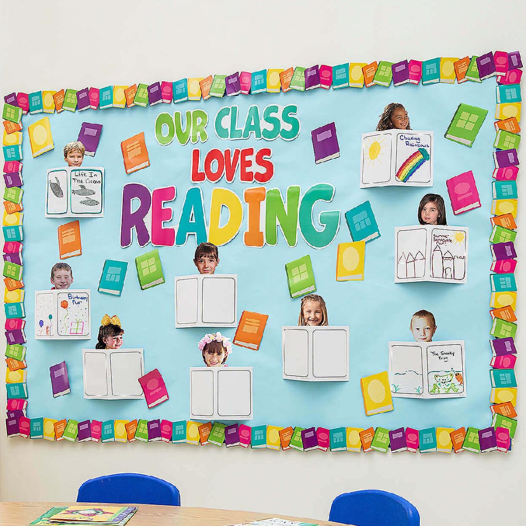 Bulletin Board Kit: Reading – Set of 68