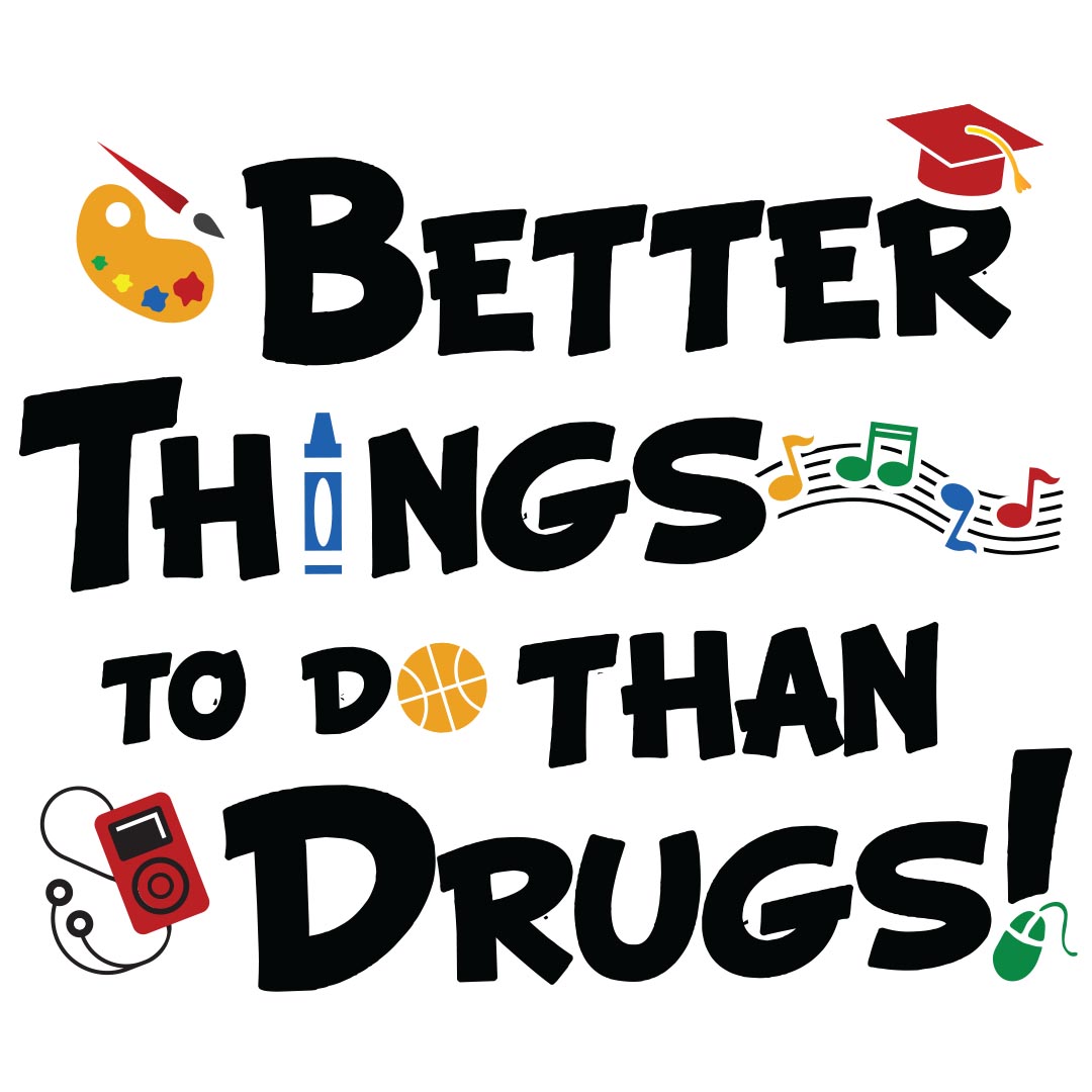 Better Things to do Than Drugs! 2″ Temporary Tattoos (Set of 100)