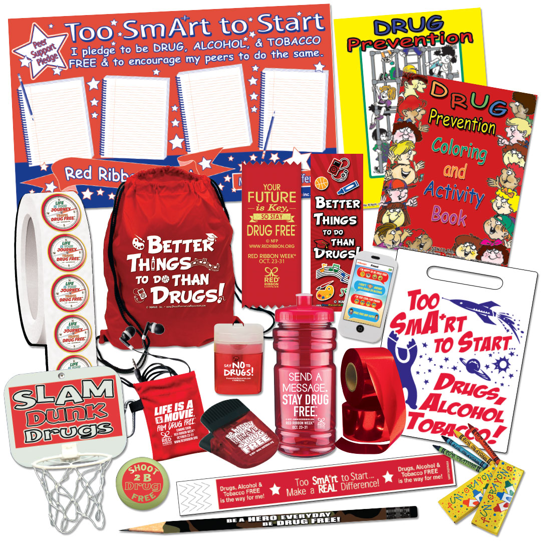 Red Ribbon Week Complete Deluxe Kit (contains over 1000 items)