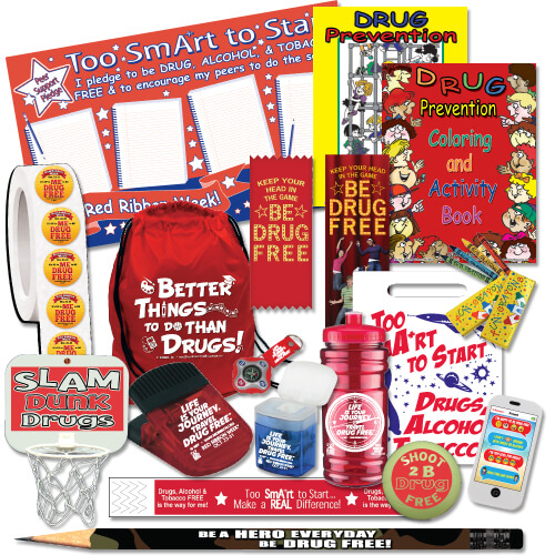Red Ribbon Week Complete Deluxe Kit (contains over 1000 items)