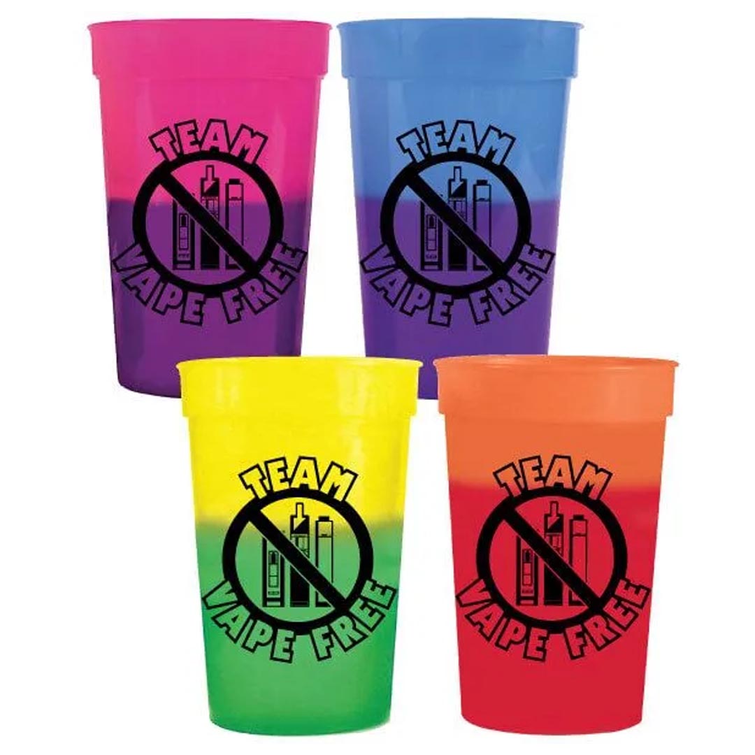 Team Vape Free Color Changing Cup