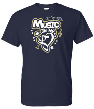 Clubs and Activities Shirt: Music Is My Heart…
