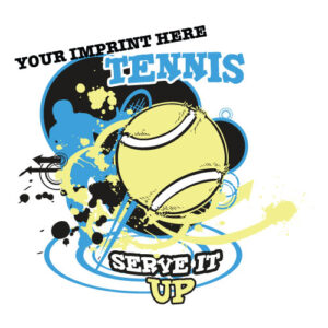 School Spirit Banner (Customizable): Tennis, Serve It Up