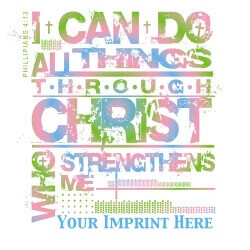 Faith and Encouragement Banner (Customizable): I Can Do All Things