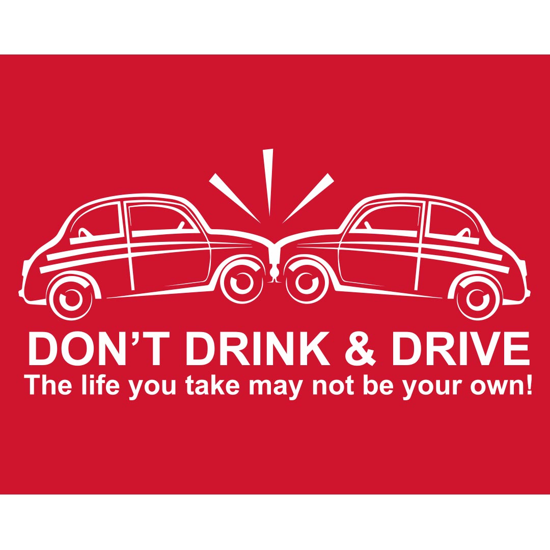 Alcohol Prevention Banner (Customizable): Don’t Drink and Drive