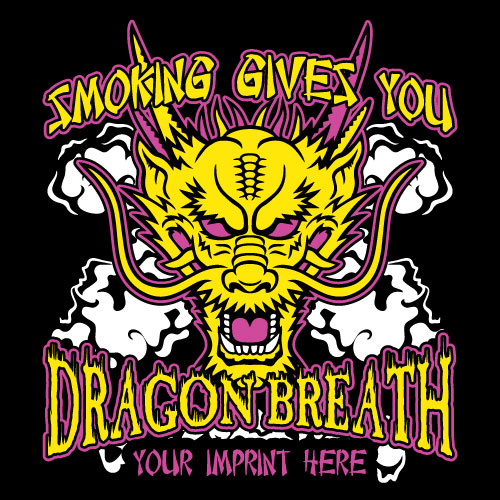 Tobacco Prevention Banner (Customizable): Smoking Gives You Dragon Breath Tobacco Prevention Banner (Customizable): Smoking Gives You Dragon Breath