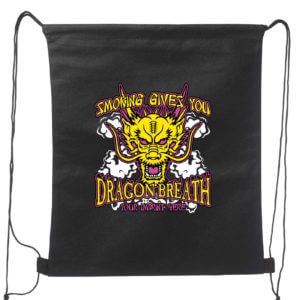 Tobacco Prevention Backpack: Smoking Gives You Dragon Breath – Customizable