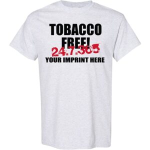 Tobacco Prevention Shirt: Tobacco Free – Customizable