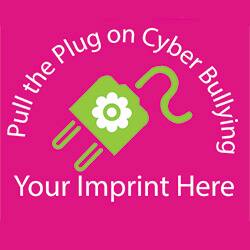Bullying Prevention Banner (Customizable): Pull The Plug On Cyber Bullying