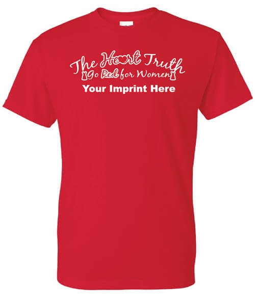 Cancer and Health Awareness Shirt: The Heart Truth Cancer and Health Awareness Shirt: The Heart Truth