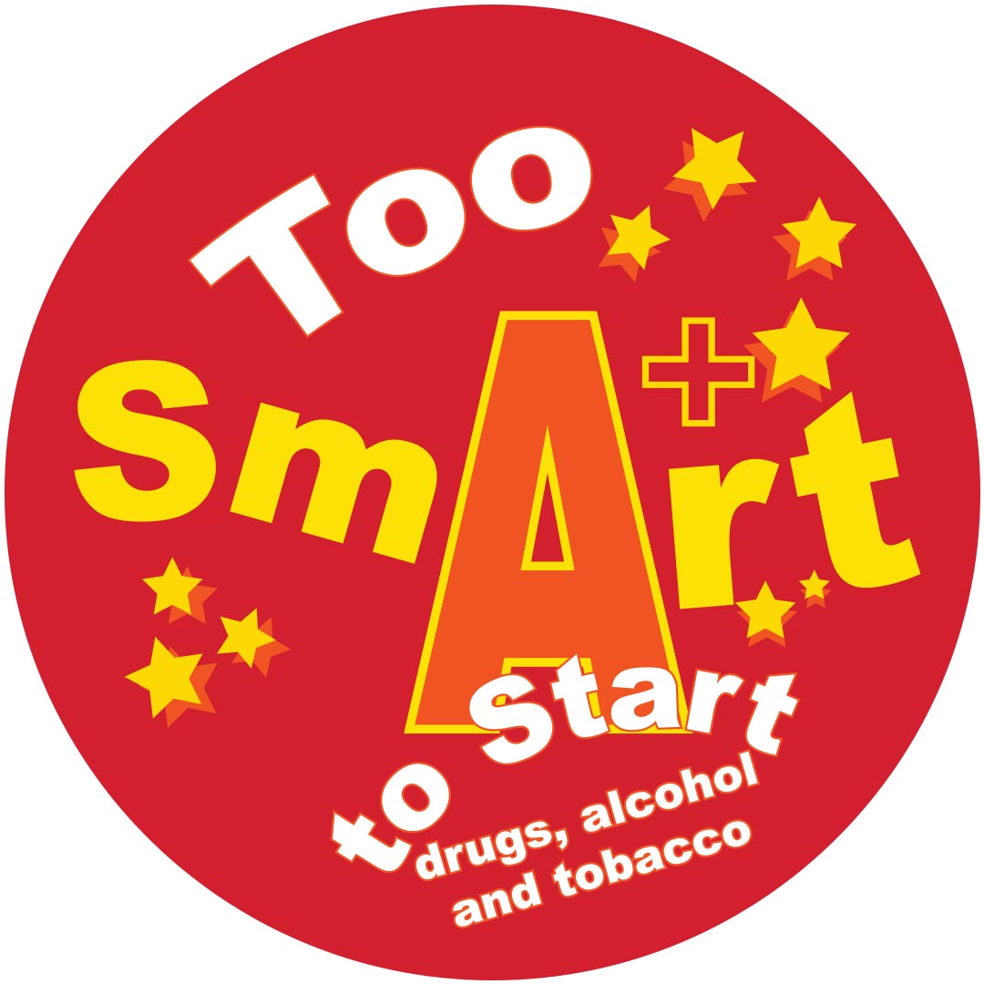 Too Smart To Start Drugs, Alcohol and Tobacco Stickers – Rolls of 100