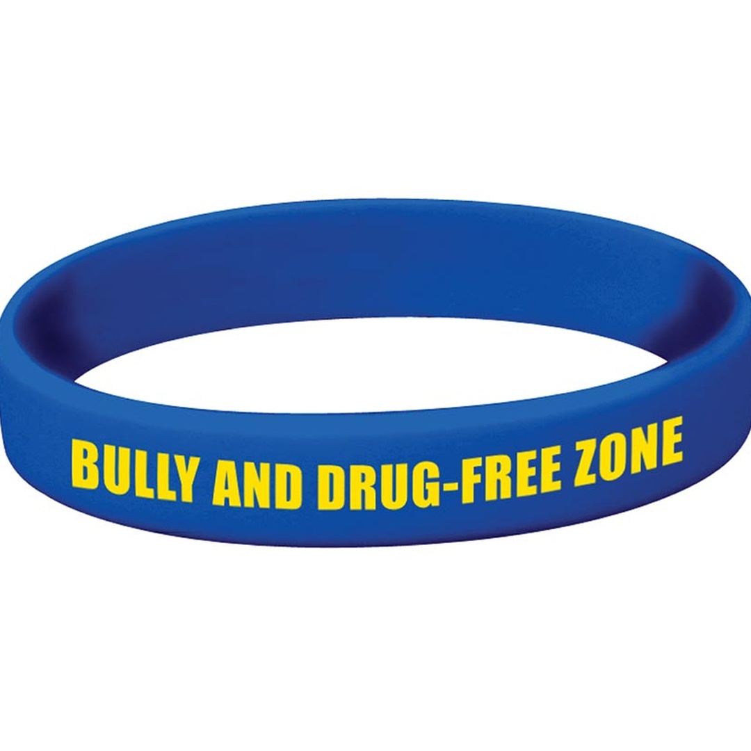 Bully and Drug-Free Zone –  Silicone Bracelet