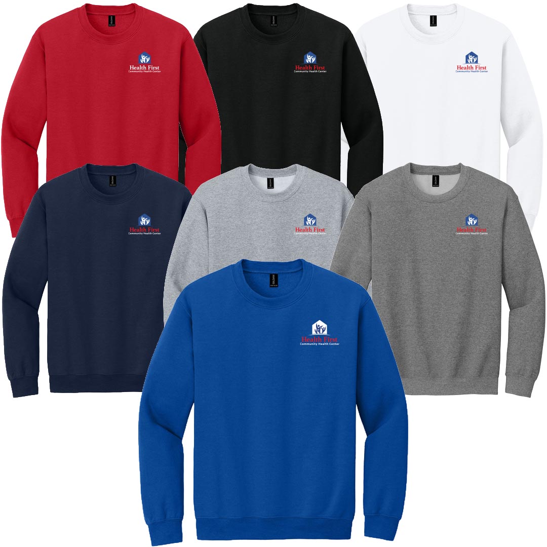Health First Gildan® – Heavy Blend™ Crewneck Sweatshirt
