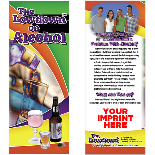 The Lowdown On Alcohol Pamphlet – Customizable The Lowdown On Alcohol Pamphlet – Customizable