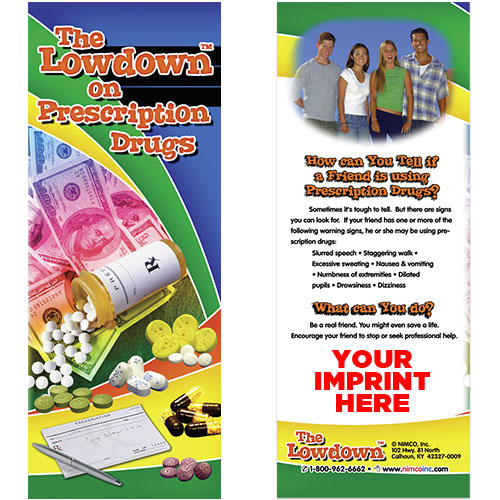 The Lowdown On Prescription Drugs Pamphlet – Customizable The Lowdown On Prescription Drugs Pamphlet – Customizable