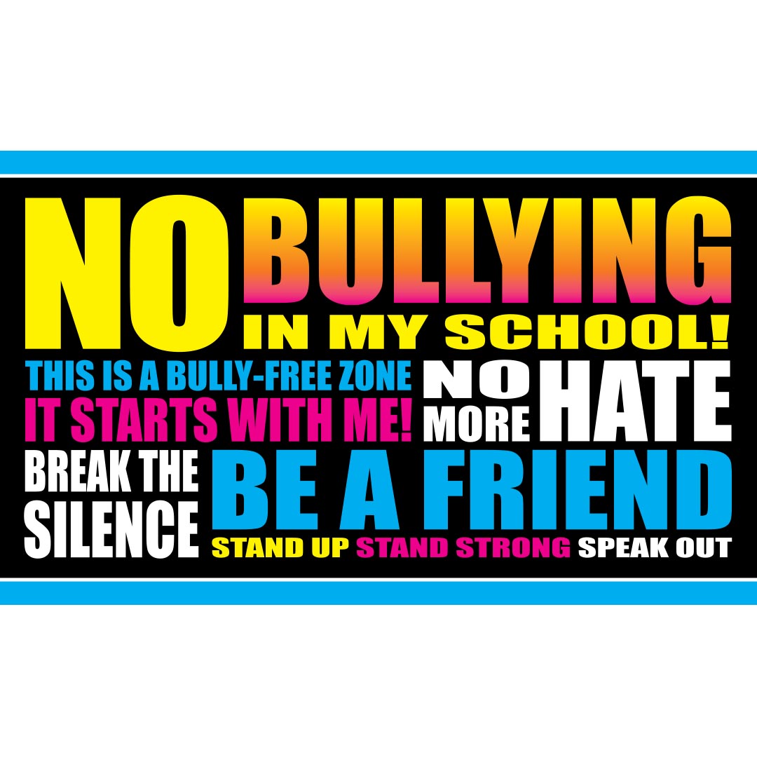 Bullying Stand Up Speak Out – 3′ x 5′ Sign Up Banner