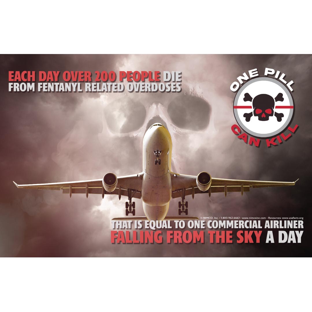 Fentanyl Poster: Each Day Over 200 People Die From Fentanyl Related Overdoses