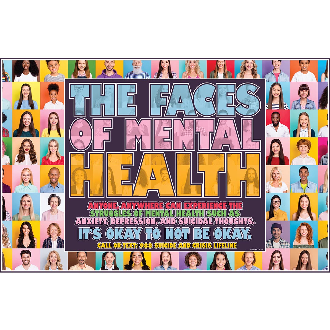 Mental Health Poster – The Faces of Mental Health