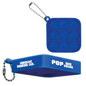 Bubble Pop Fidget Keychain: Underage Drinking Can Pop Your Dreams