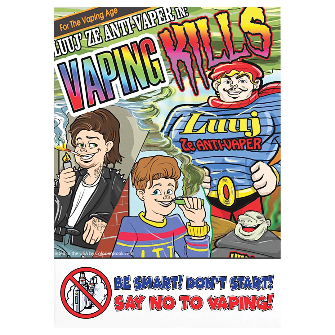 Vaping Kills Activity Coloring Book