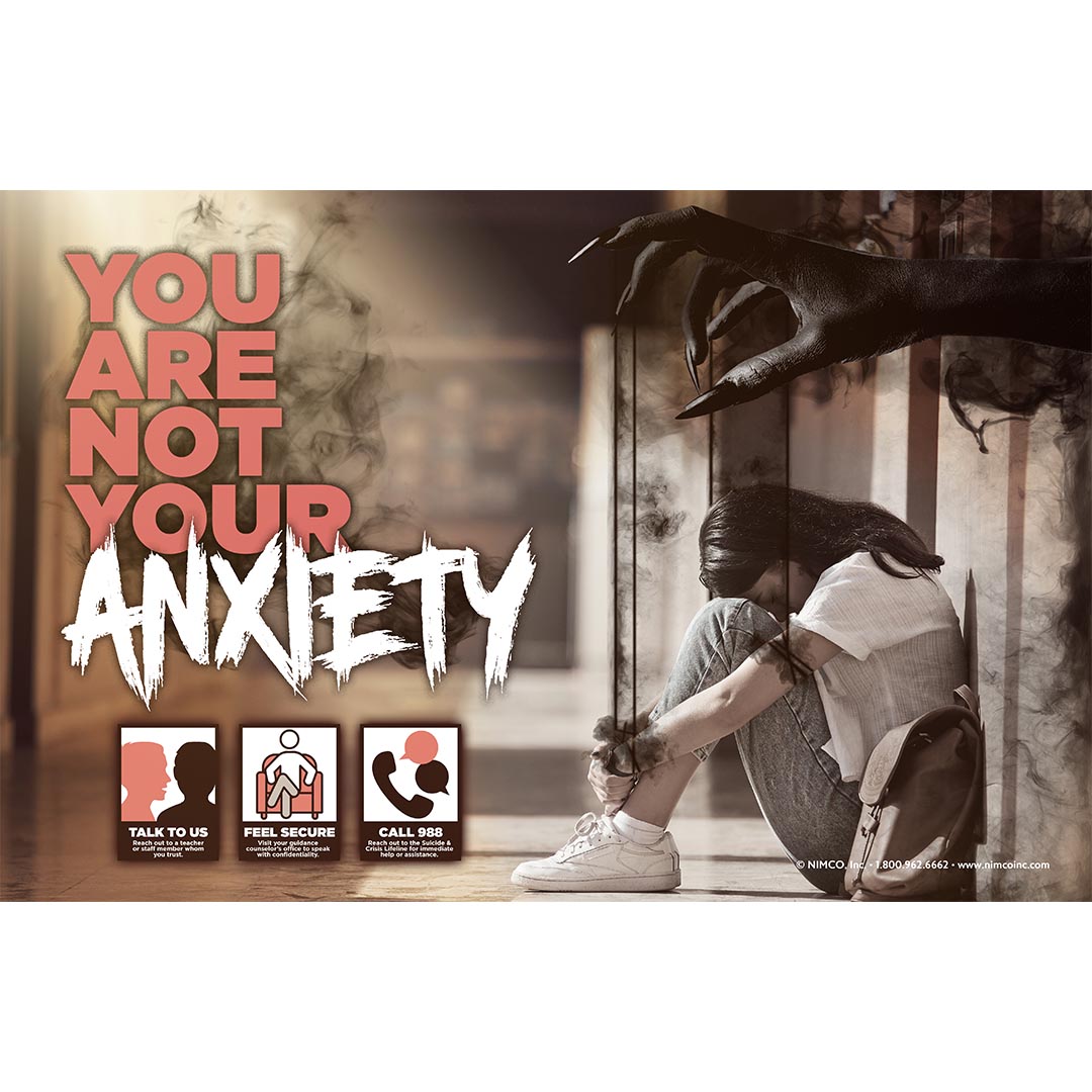 Mental Health Shirt: You Are Not Your Anxiety – Customizable