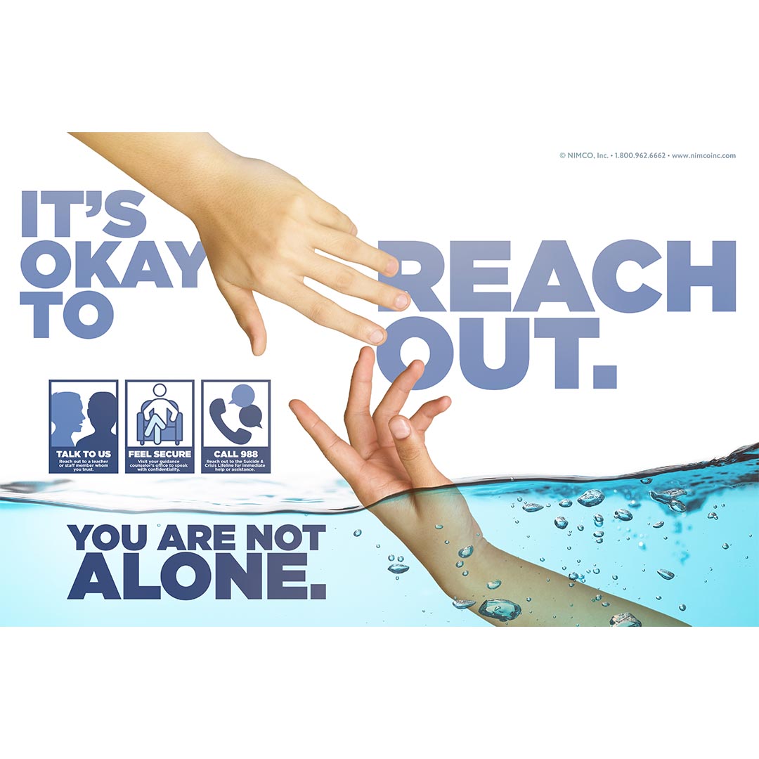 Mental Health Poster: It’s Okay To Reach Out