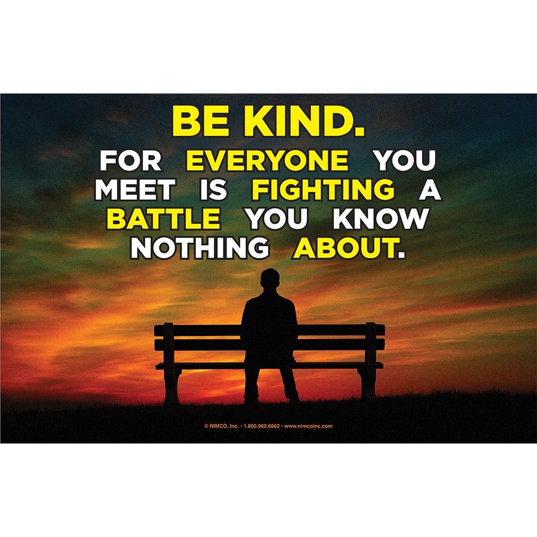 Mental Health Poster: Be Kind