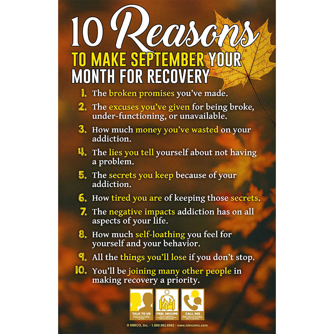 Mental Health Poster: 10 Reasons To Make September