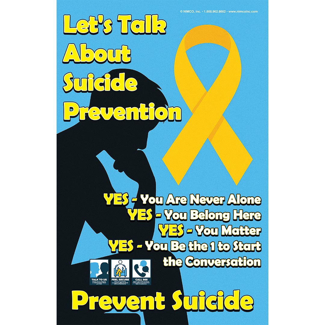 Suicide Prevention Poster: Let’s Talk About Suicide Prevention