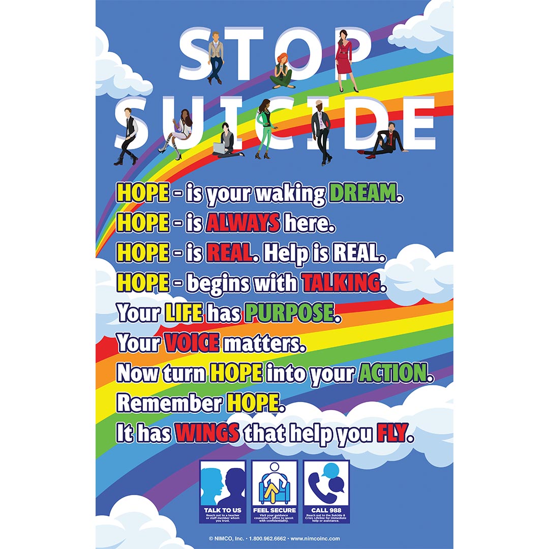 Suicide Prevention Poster: Stop Suicide