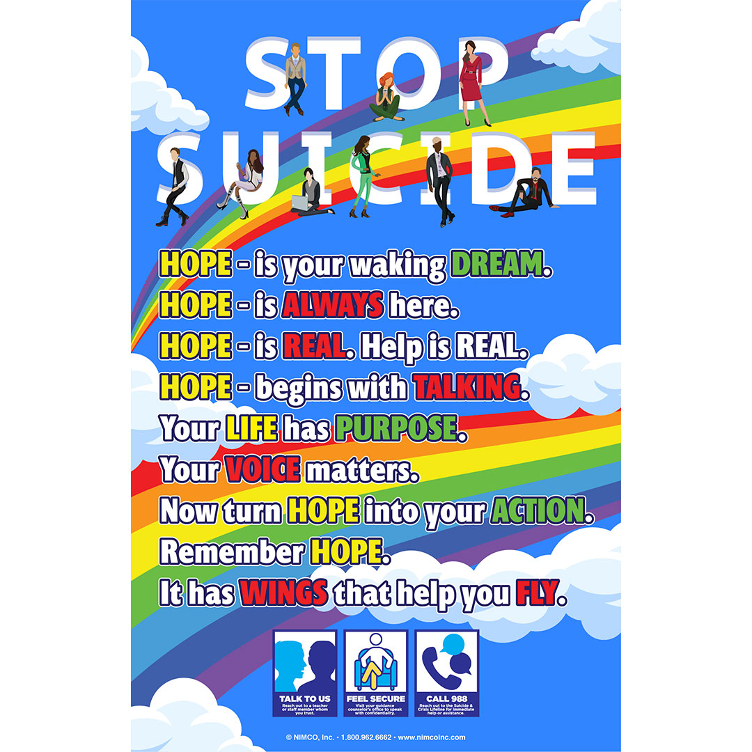 Suicide Prevention Poster: Stop Suicide