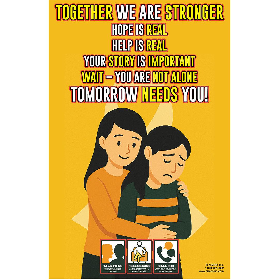 Suicide Prevention Poster: Together We Are Stronger Suicide Prevention Poster: Together We Are Stronger