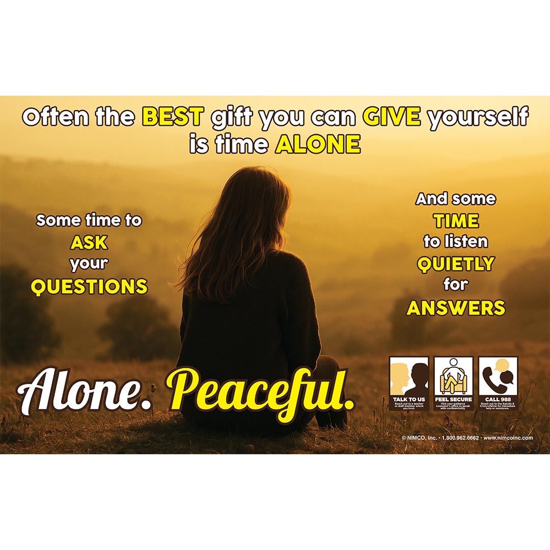 Mental Health Poster: Time Alone