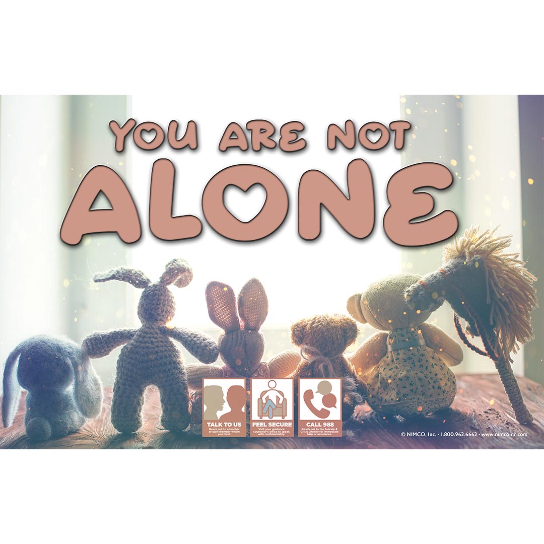 Mental Health Poster: You Are Not Alone