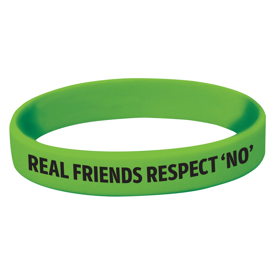 Alcohol Awareness Bracelet – Real Friends Respect ‘NO’