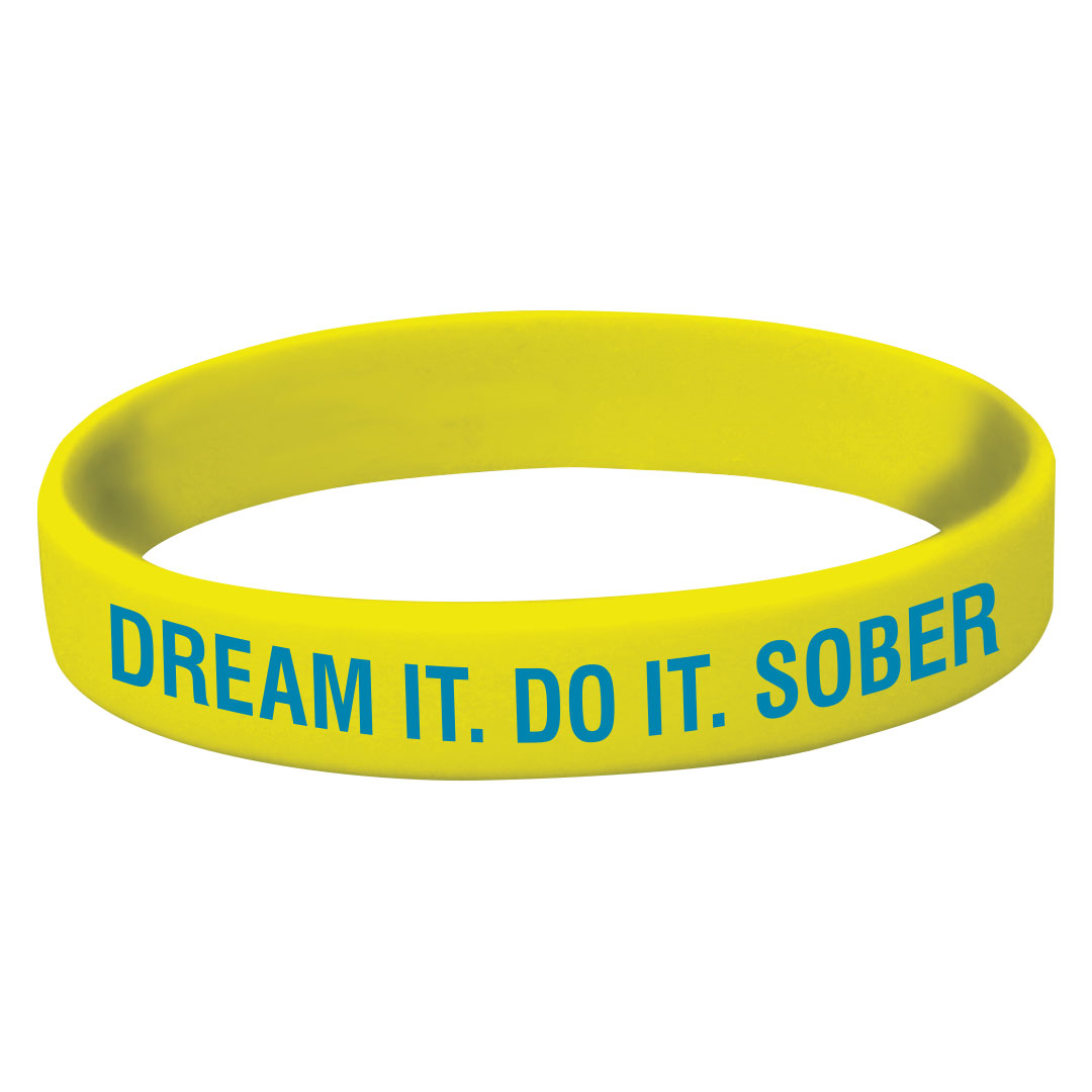 Alcohol Awareness Bracelet – Dream It. Do It. Sober.