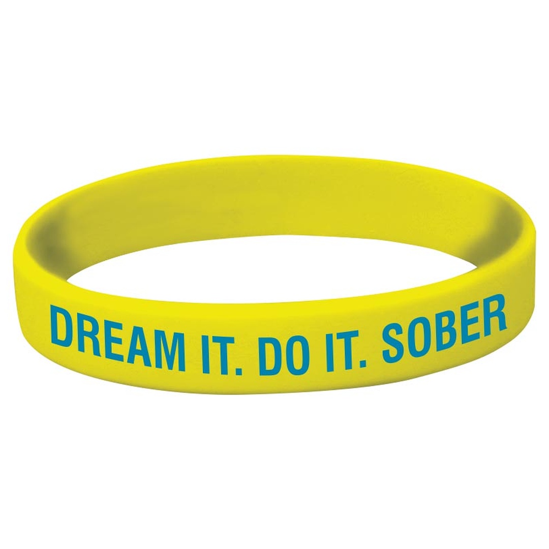 Alcohol Awareness Bracelet – Dream It. Do It. Sober.