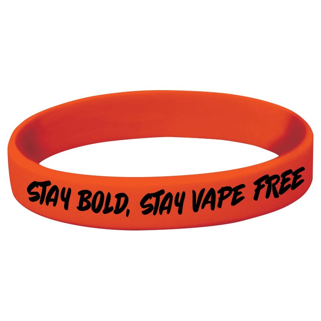 Stay Bold, Stay Vape Free Bracelet