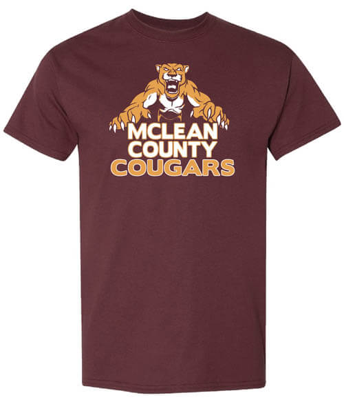 School Spirit Shirt: McLean County Cougars School Spirit Shirt: McLean County Cougars