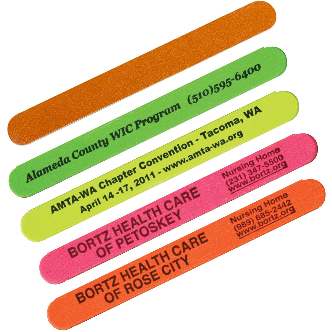 Neon Colored Emery Board Assortment